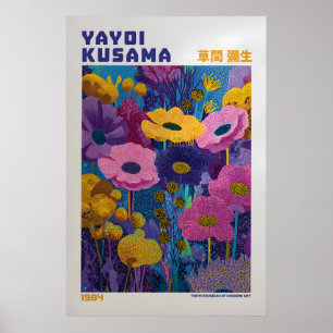 Poster Cartaz de Yayoi Kusama - Inspirado em Yayoi Kusama