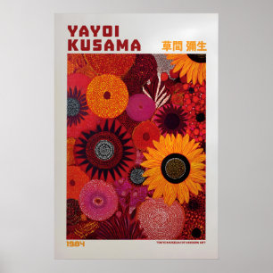 Poster Cartaz de Yayoi Kusama - Inspirado em Yayoi Kusama