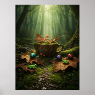 Poster Cartaz Decaída Serenidade Goblincore