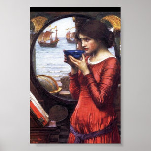 POSTER CARTAZ 'DESTINO' MULHER BONITA LEONARDO DA VINCI