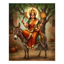 Cartaz Devocional Hindu de Sheetla Mata