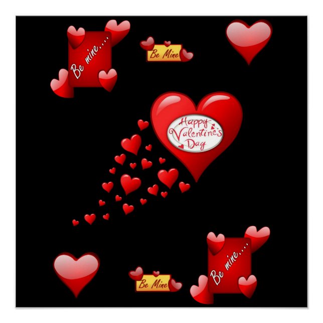 Pôster Cartaz Dia dos Namorados (Frente)