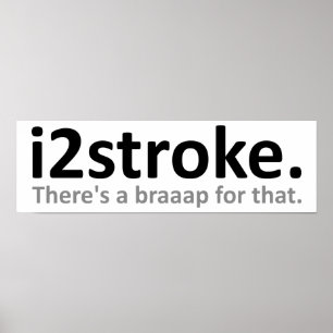 Pôster Cartaz Divertido i2stroke