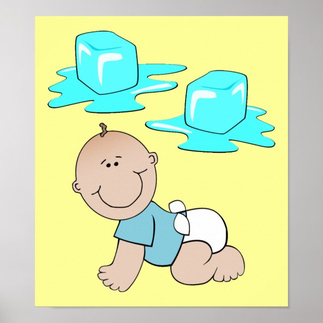 Poster Cartaz Divertido Ice Ice Baby (Frente)