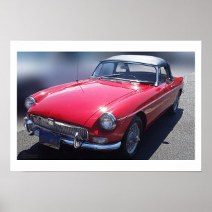 Pôster Cartaz do 1967 MGB