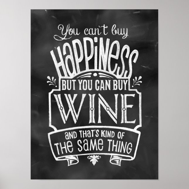 Poster Cartaz do Amante de Vinho (Frente)