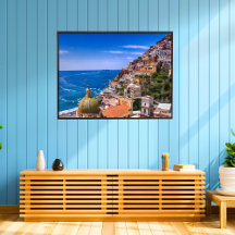Cartaz do Amor de Positano Itália