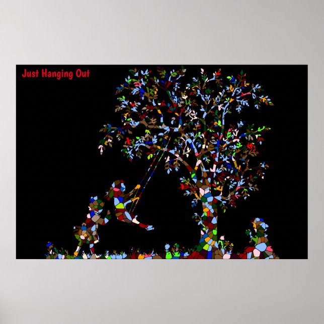 Poster Cartaz do Balanço da Árvore (Frente)