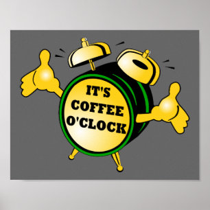 Poster Cartaz do Café da Hora
