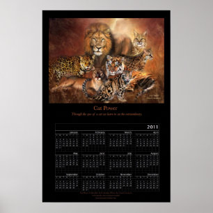 Poster Cartaz do Calendário de Arte de 2011 da Cat Power