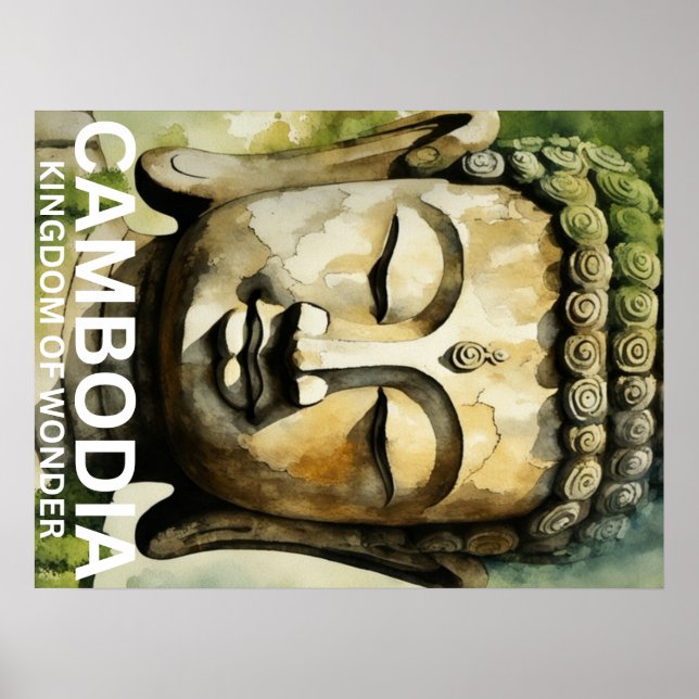 Poster Cartaz do Camboja (Frente)