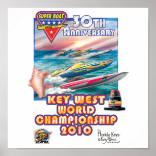 Pôster cartaz do campeonato do mundo de Key West