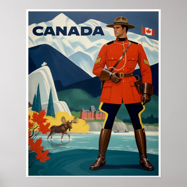 Poster Cartaz do Canadá (Frente)