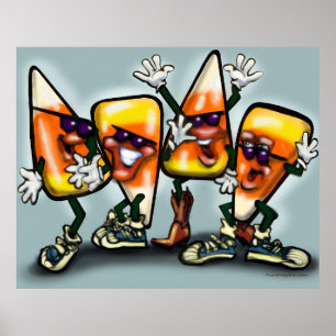 Poster Cartaz do Candy Corn Gang