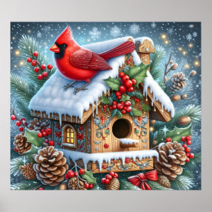 Poster Cartaz do Cardinal de Inverno