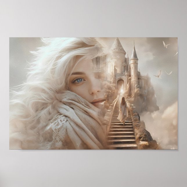 Poster Cartaz do Castelo Dreambound e Alma de Inverno (Frente)