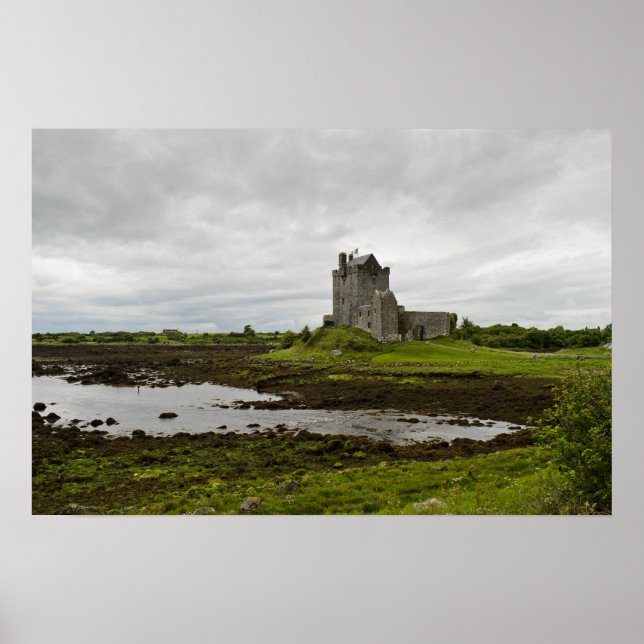Poster cartaz do castelo Dunguaire, Irlanda (Frente)