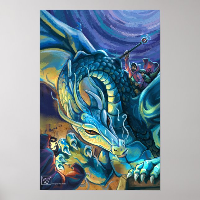 Pôster Cartaz do Cavaleiro de Dragão (Frente)