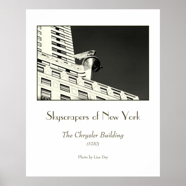 Poster Cartaz do Chrysler Building (Detalhe) (Frente)