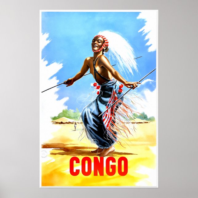 Poster Cartaz do Congo (Frente)