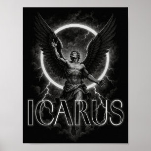Poster cartaz do designer estético ICARUS