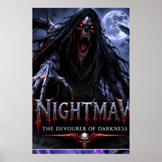 Poster Cartaz do Devorador de Trevas Nightmaw