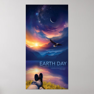 Poster Cartaz do Dia da Terra da NASA 2018