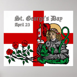 Poster Cartaz do Dia de São Jorge (Versão de Nuremberga)