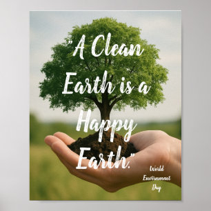 Poster Cartaz do Dia Mundial do Meio Ambiente