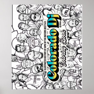 Poster Cartaz do DJ do Colorado