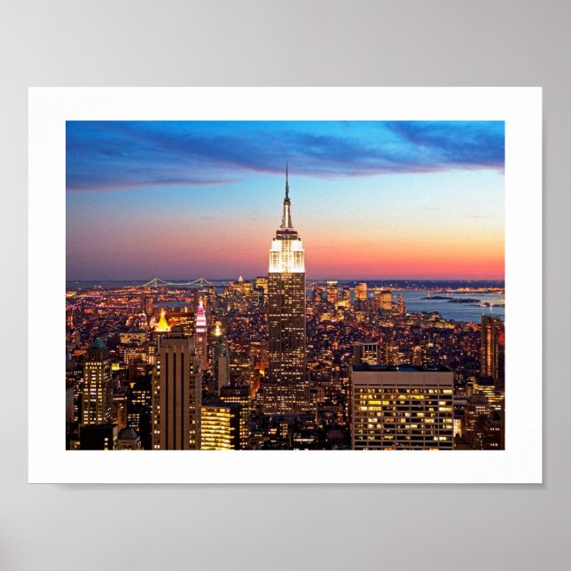 Poster Cartaz do Empire State Building em NY (Frente)