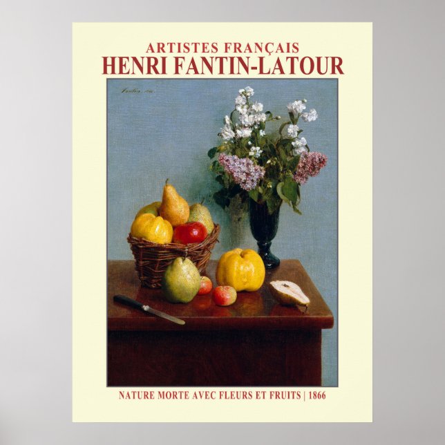 Poster Cartaz do EP Nº 1 de Artistas Franceses (Frente)