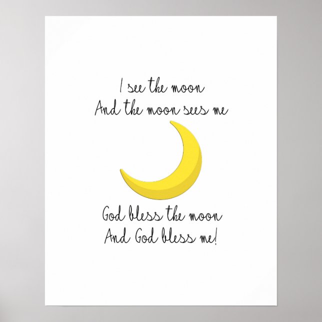 Poster Cartaz do Eu Vejo a Lua (Frente)