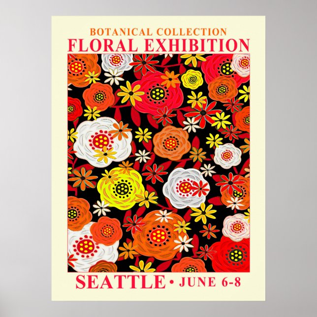 Poster Cartaz do Exposição Floral Nº 9 (Frente)