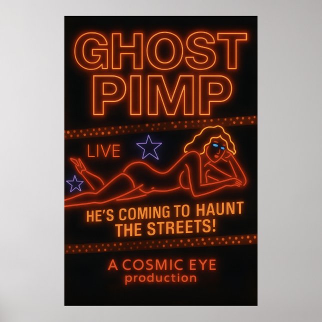 Poster Cartaz do Fantasma Pimp (Frente)