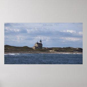 Poster Cartaz do Farol North Light Block Island