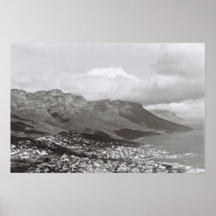 Pôster Cartaz do filme Monocromático Cape Town 12 Apóstol