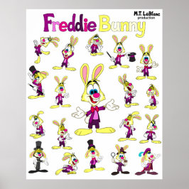 Poster Cartaz do Freddie Bunny