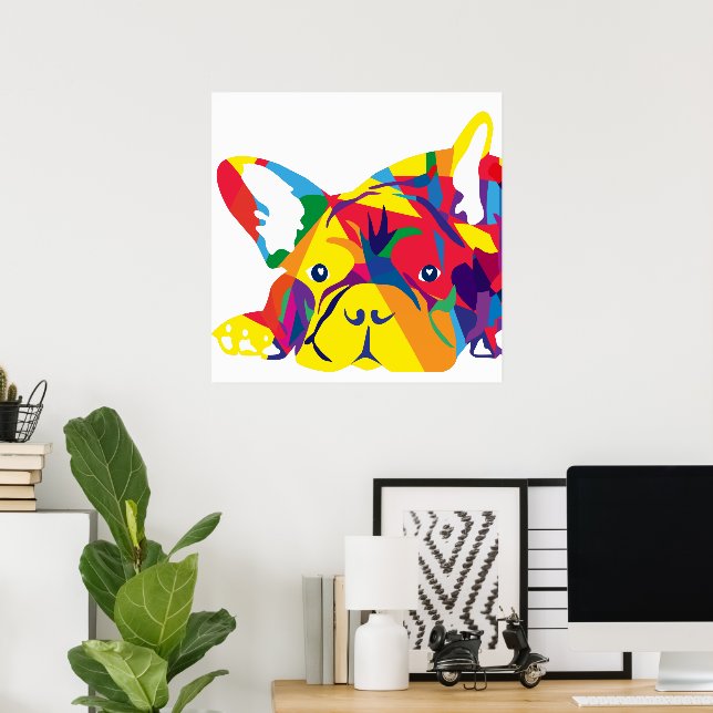 Pôster Cartaz do Frenchie (Escritório em casa)