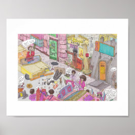 Poster Cartaz do Funeral Disco Hit and Run