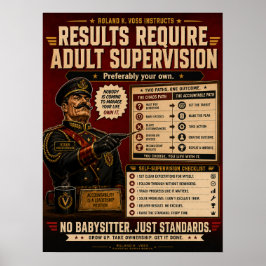 Poster Cartaz do Gabinete de Responsabilidade | Roland K.