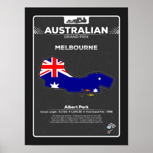 Poster Cartaz do GP Australiano