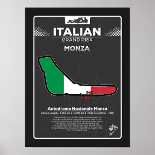 Poster Cartaz do GP Italiano