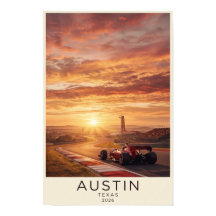 Cartaz do Grande Prêmio de Austin Texas