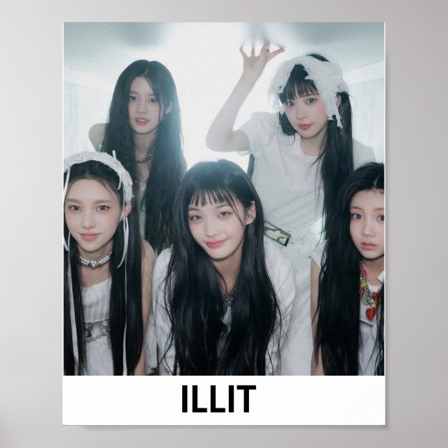 Poster cartaz do grupo ILLIT (Frente)