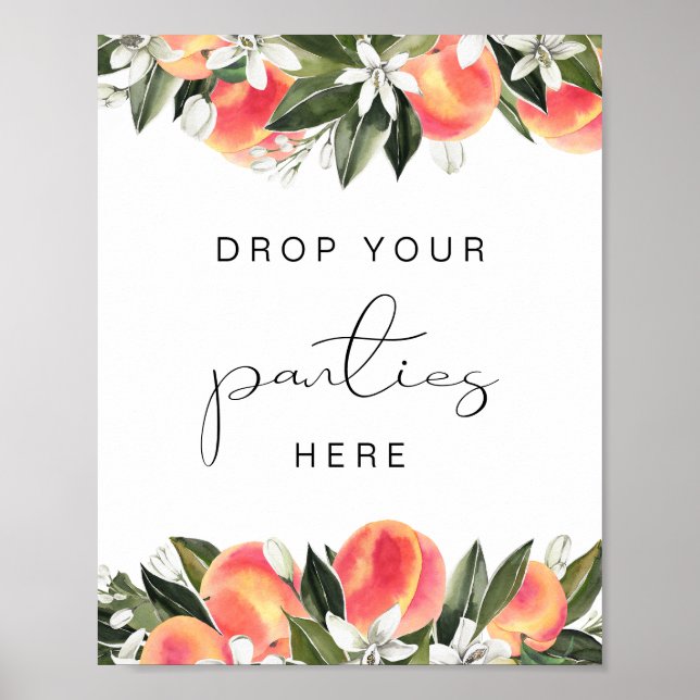 Poster Cartaz do Jogo de Cueca da Despedida de Solteira S (Frente)