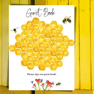 Poster Cartaz do Jogo do Livro de Visitas do Chá de Bebê