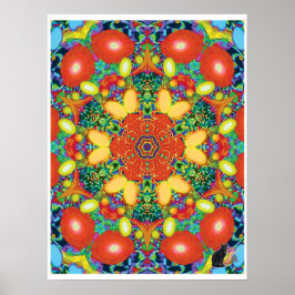 Poster Cartaz do Kaleidoscópio de Colagem Cinética Nacho
