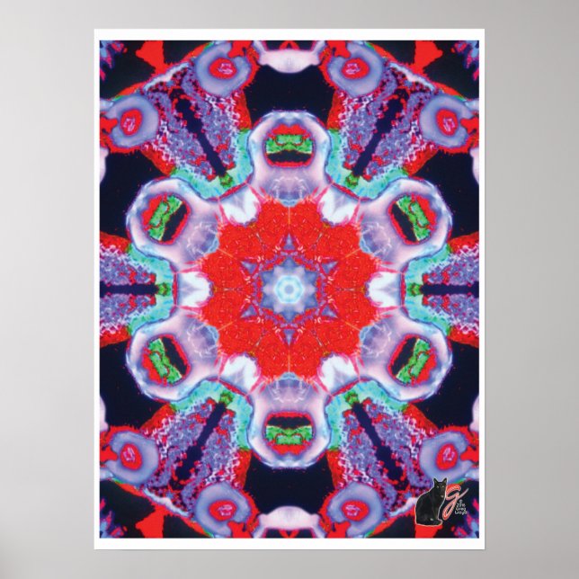 Poster Cartaz do Kaleidoscópio Yonder (Frente)
