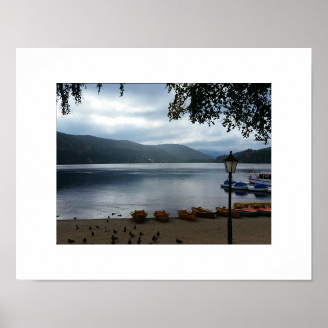 Pôster Cartaz do Lago Titisee Alemanha (Frente)